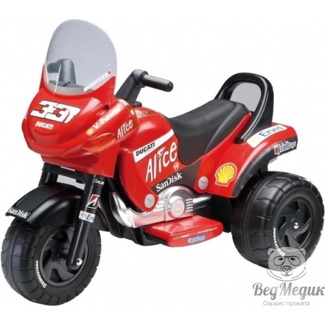 Детский электромотоцикл Ducati Peg-Perego напрокат