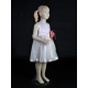 Детское нарядное розовое платье “Нежность”